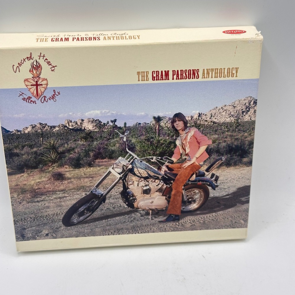 Gram Parsons Sacred Hearts & Fallen Angels Anthology 2 CD Box Set Rhino R2 76780